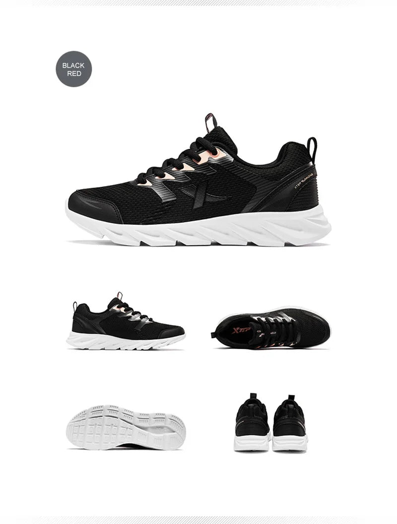 Xtep Women Running Shoes  New Fashion Lightweight Sneakers For Women Breathable Cushioning Sports Shoes Female 879318110073