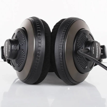 Samson SR850 Professional Studio Reference Headphones – Semi Open Back HiFi Monitoring Headphones for Studio Recording, Audio Mixing, Music Production & Critical Listening