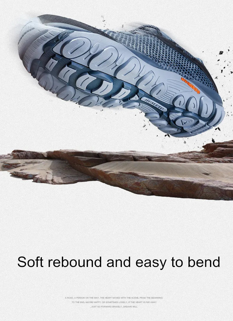 HUMTTO Summer Hiking Sneakers for Men 2021 Breathable Outdoor Trekking Sport Men's Water Shoes Climbing Walking Shoes