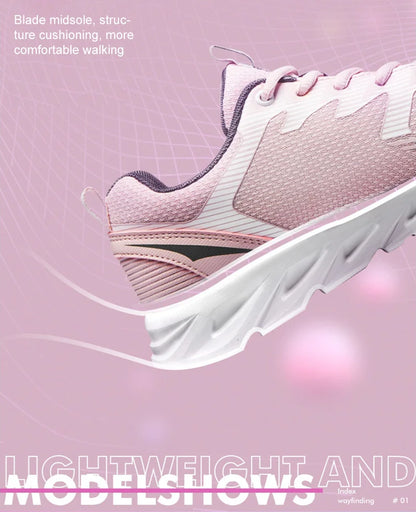 Xtep Women Running Shoes  New Fashion Lightweight Sneakers For Women Breathable Cushioning Sports Shoes Female 879318110073