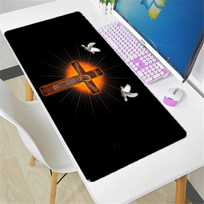 Tappetino mouse Overwatch grande fai da te kawaii XXL per PC, tappetino da scrivania per gamer e ufficio, accessorio gaming per tastiera e mouse