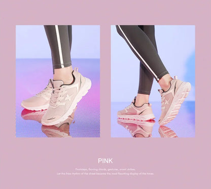 Xtep Women Running Shoes  New Fashion Lightweight Sneakers For Women Breathable Cushioning Sports Shoes Female 879318110073