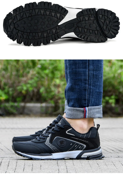 BONA Running Shoes Men Fashion Outdoor Light Breathable Sneakers Man Lace-Up Sports Walking Jogging Shoes Man Comfortable
