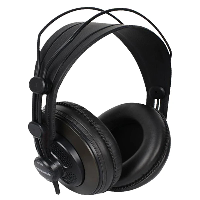Samson SR850 Professional Studio Reference Headphones – Semi Open Back HiFi Monitoring Headphones for Studio Recording, Audio Mixing, Music Production & Critical Listening