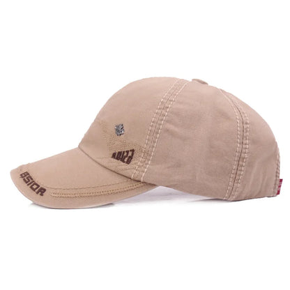 XdanqinX Men's Fashion Cotton Baseball Cap Snapback Cap Gorras Bone Masculino Adjustable Size Couples Sports Hat casquette homme