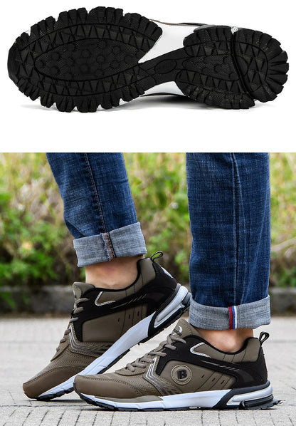 BONA Running Shoes Men Fashion Outdoor Light Breathable Sneakers Man Lace-Up Sports Walking Jogging Shoes Man Comfortable