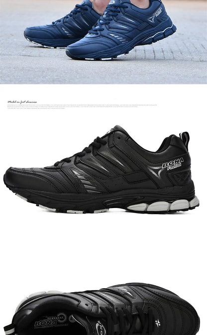 BONA New Design Style Men Shoes Breathable Popular Men Running Shoes Outdoor Sneaker Sports Shoes Comfortable