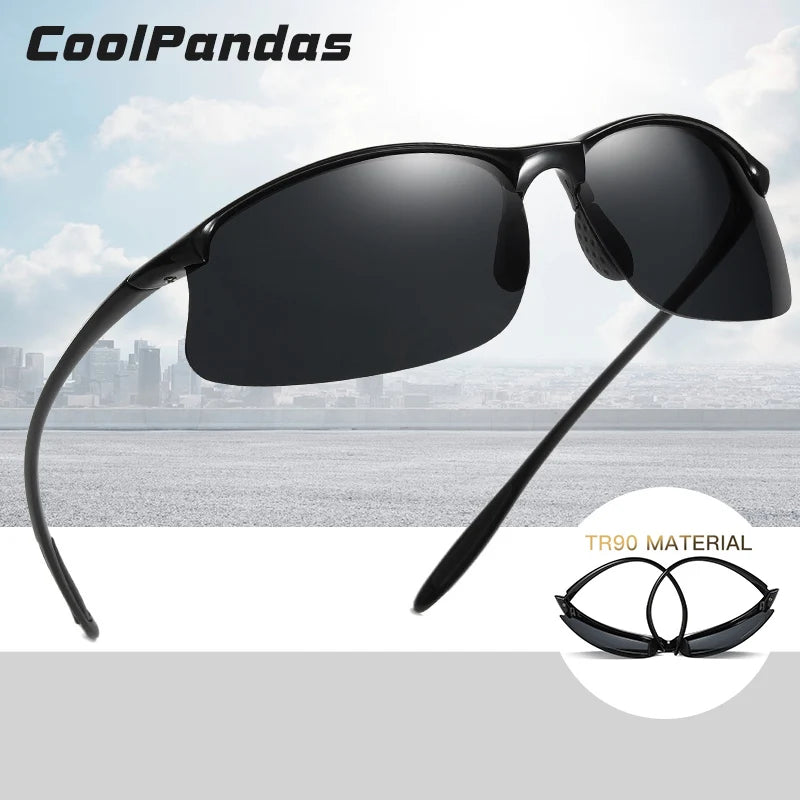 2024 Top Ultralight TR90 Polarized Sunglasses Anti-UV Driving Men Shades Male Military Sun Glasses Eyewear Goggles Gafas De Sol