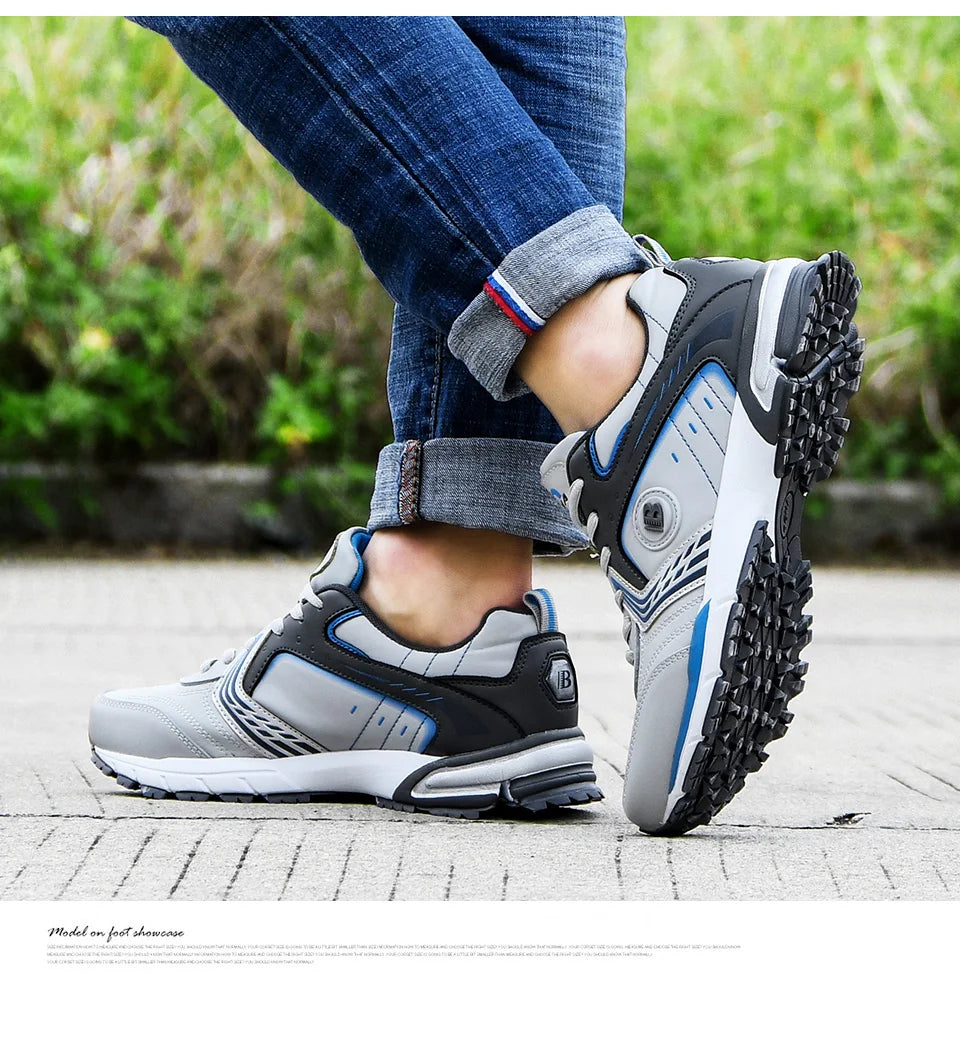 BONA Running Shoes Men Fashion Outdoor Light Breathable Sneakers Man Lace-Up Sports Walking Jogging Shoes Man Comfortable