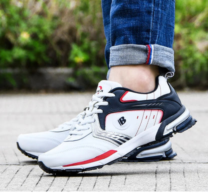 BONA Running Shoes Men Fashion Outdoor Light Breathable Sneakers Man Lace-Up Sports Walking Jogging Shoes Man Comfortable