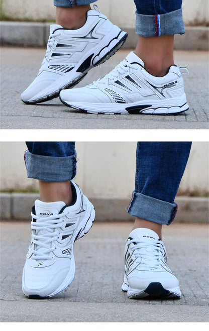 BONA New Design Style Men Shoes Breathable Popular Men Running Shoes Outdoor Sneaker Sports Shoes Comfortable