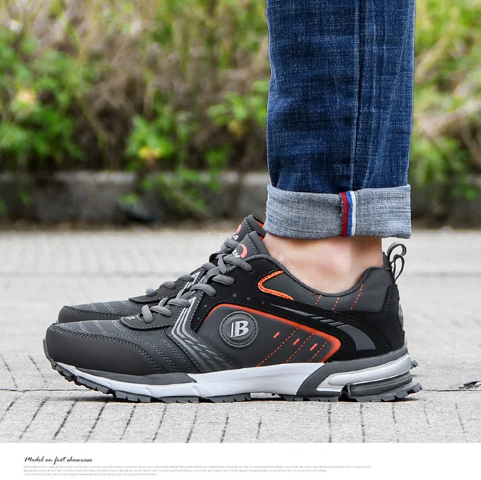 BONA Running Shoes Men Fashion Outdoor Light Breathable Sneakers Man Lace-Up Sports Walking Jogging Shoes Man Comfortable