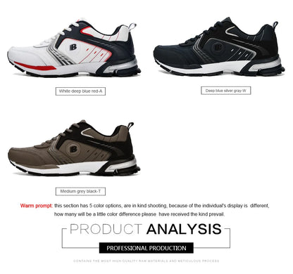 BONA Running Shoes Men Fashion Outdoor Light Breathable Sneakers Man Lace-Up Sports Walking Jogging Shoes Man Comfortable