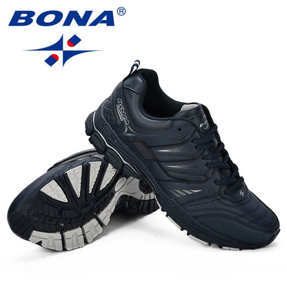 BONA New Design Style Men Shoes Breathable Popular Men Running Shoes Outdoor Sneaker Sports Shoes Comfortable