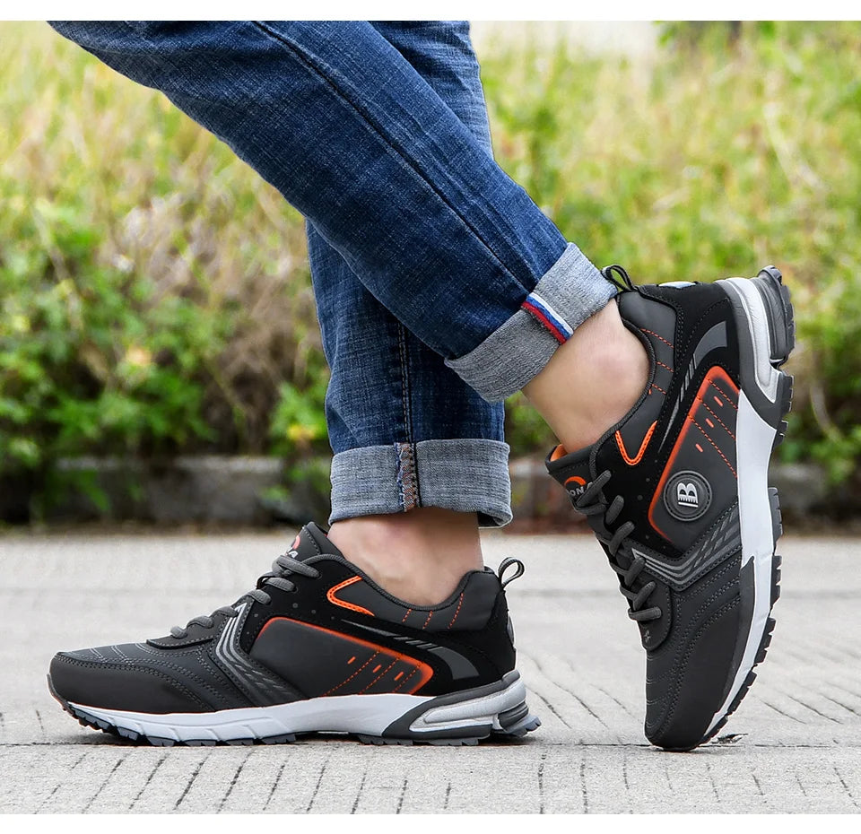 BONA Running Shoes Men Fashion Outdoor Light Breathable Sneakers Man Lace-Up Sports Walking Jogging Shoes Man Comfortable