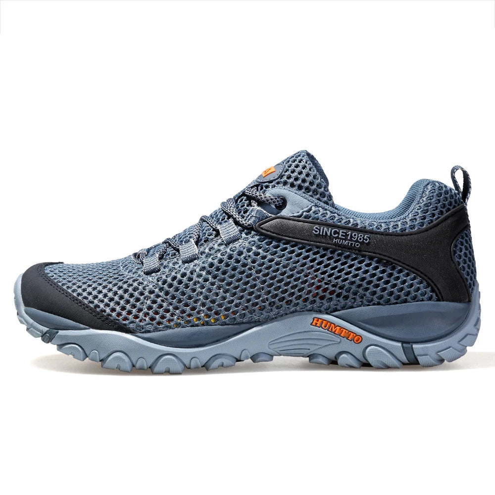 HUMTTO Summer Hiking Sneakers for Men 2021 Breathable Outdoor Trekking Sport Men's Water Shoes Climbing Walking Shoes