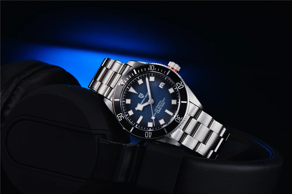 2026 New PAGANI DESIGN BB58 Luxury Automatic Mechanical Men Watch Sapphire Japan Movt Watch 316L All Steel Waterproof Man Watch