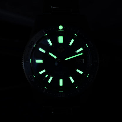San Martin Official 41mm 62mas V4 Diver Men Watch NH35 Automatic Mechanical Watch Sapphire Glass 200m Waterproof Luminous SN0007
