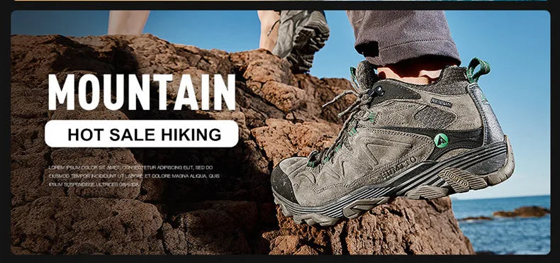 HUMTTO Summer Hiking Sneakers for Men 2021 Breathable Outdoor Trekking Sport Men's Water Shoes Climbing Walking Shoes
