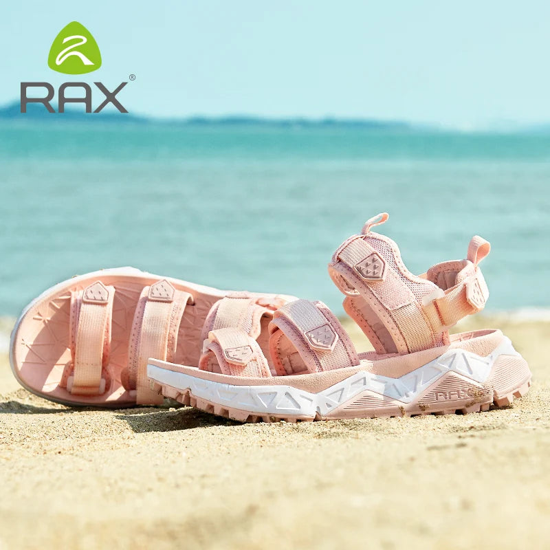 RAX Men's Sports Sandals Summer Outdoor Beach Sandals Men Aqua Trekking Water Shoes Men Upstream Shoes Women Quick-Drying Shoes