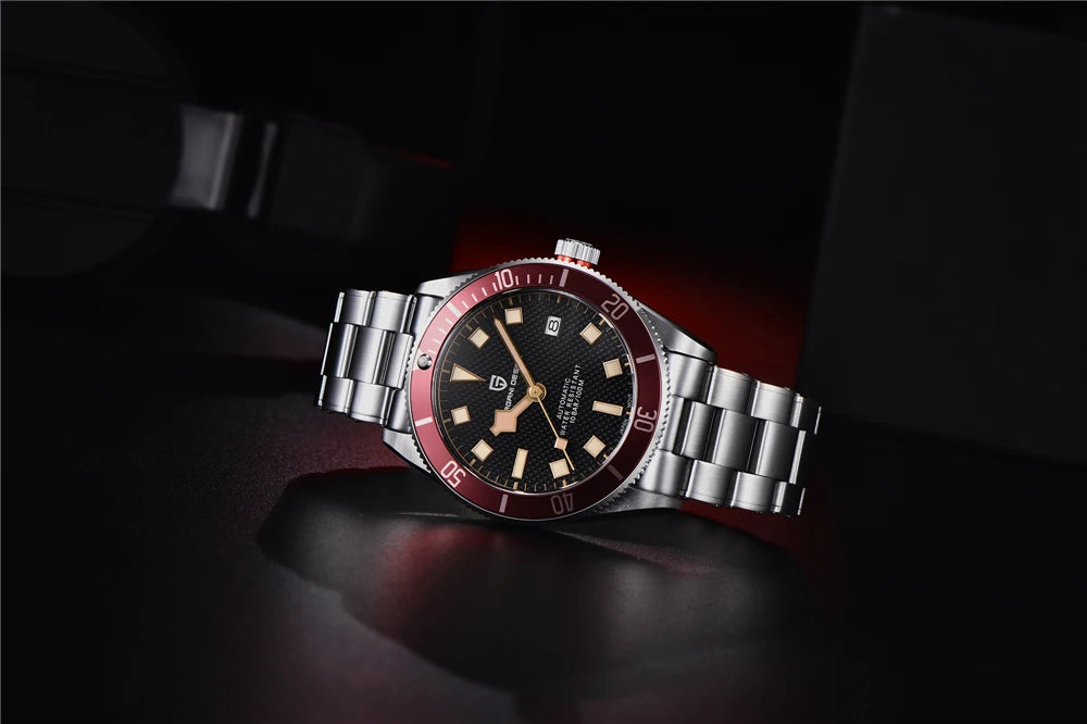 2026 New PAGANI DESIGN BB58 Luxury Automatic Mechanical Men Watch Sapphire Japan Movt Watch 316L All Steel Waterproof Man Watch