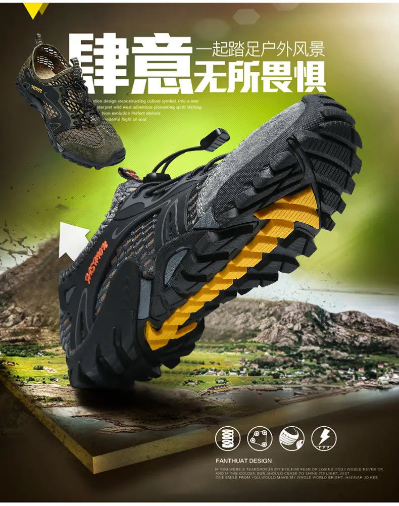 Men's Outdoor Leisure Hiking Shoes Hiking Shoes Beach Shoes Wading Shoes Quick-Drying Rock Climbing Sports Shoes