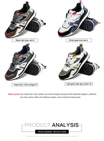 BONA Nuevos diseñadores Zapatillas deportivas de cuero de acción para hombre, calzado de running, tenis masculinos para caminar, fitness moderno
