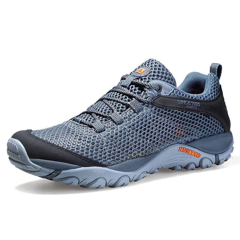 HUMTTO Summer Hiking Sneakers for Men 2021 Breathable Outdoor Trekking Sport Men's Water Shoes Climbing Walking Shoes