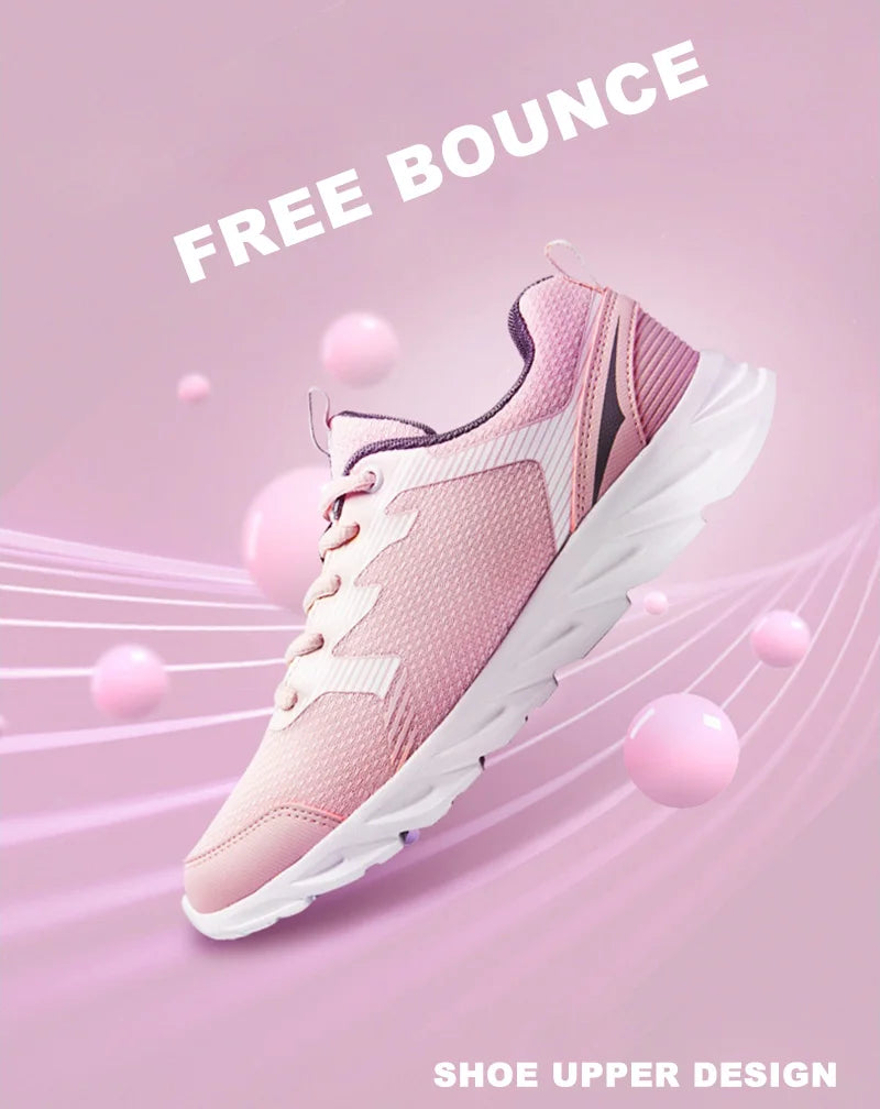 Xtep Women Running Shoes  New Fashion Lightweight Sneakers For Women Breathable Cushioning Sports Shoes Female 879318110073
