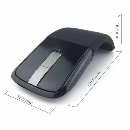 Bluetooth Wireless Arc Touch Mouse For Microsoft PC Laptop 1200DPI Optical Folding Mouse Slim Notebook Gaming Computer Mice