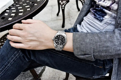 PAGANI DESIGN 8215 Movement Men Mechanical Wristwatches Sapphire Glass Luxury Watch for Men Steel 100M Waterproof Clock PD1645