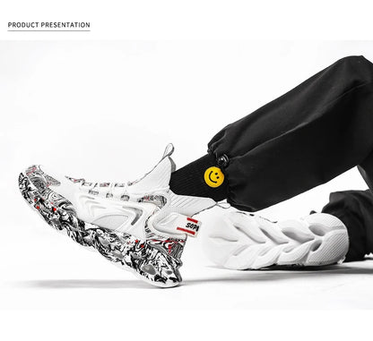 Men's Sneakers Casual Luxury Tennis Shoes Trainer Breathable Fashion Loafers Running Shoes for Men