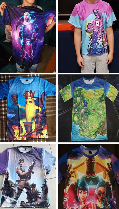 Fortnite Men and Women Victory Children's Wear Battle Royale 3D Sweatshirt Boys Girls Clothes Tops Kids T-Shirt Hero Teen Tops