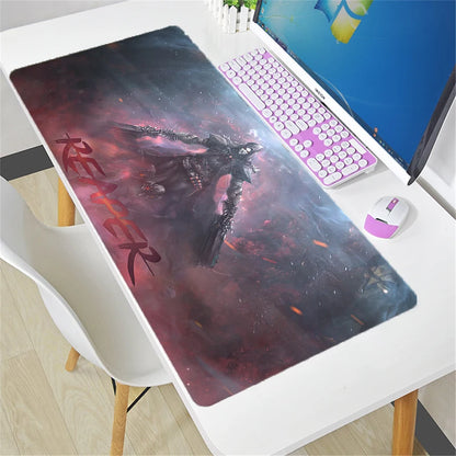 Tappetino mouse Overwatch grande fai da te kawaii XXL per PC, tappetino da scrivania per gamer e ufficio, accessorio gaming per tastiera e mouse