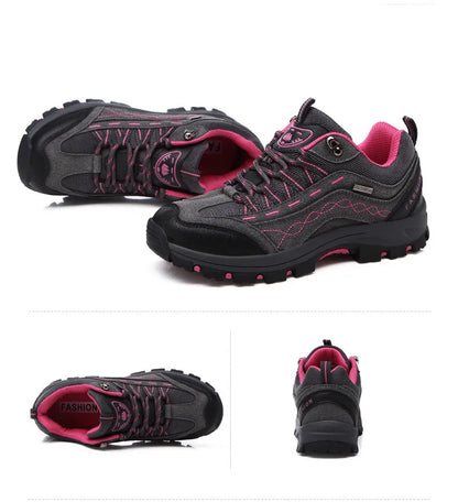 Women Men Hiking Shoes Outdoor Trekking Sports Climbing Camping Boots Non-Slip Waterproof Walking Jogging Trainers Sneakers