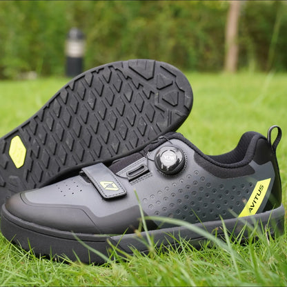 AVITUS MTB Shoes Flat Pedals Rubber Sole FreeRide Mountain Bicycle Downhill Enduro Dual Slalom Men Cycling Shoes