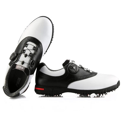 PGM Men Golf Shoes Waterproof Sports Shoes Rotating Buckles Anti-Slip Sneakers Multifunctional Golf Trainers