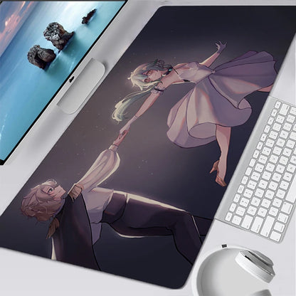 Tappetino mouse Overwatch grande fai da te kawaii XXL per PC, tappetino da scrivania per gamer e ufficio, accessorio gaming per tastiera e mouse