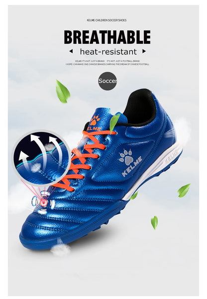 KELME Men Training TF Soccer Shoes Artificial Grass Anti-Slippery Youth Football Shoes AG Sports Training Shoes 871701