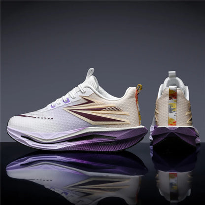 Men's Casual Sport Shoes Air Cushion Running Shoes Breathable Marathon Running Sneakers Durable Outsole Trainer Tennis Walking Shoe