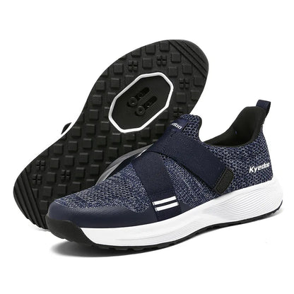 Cycling Shoes MTB Flat Pedal Cleat Shoes Mountain Man Bicycle Shoe Speed Cycling Racing Sneaker Road Bike Shoe Lock Footwear Men