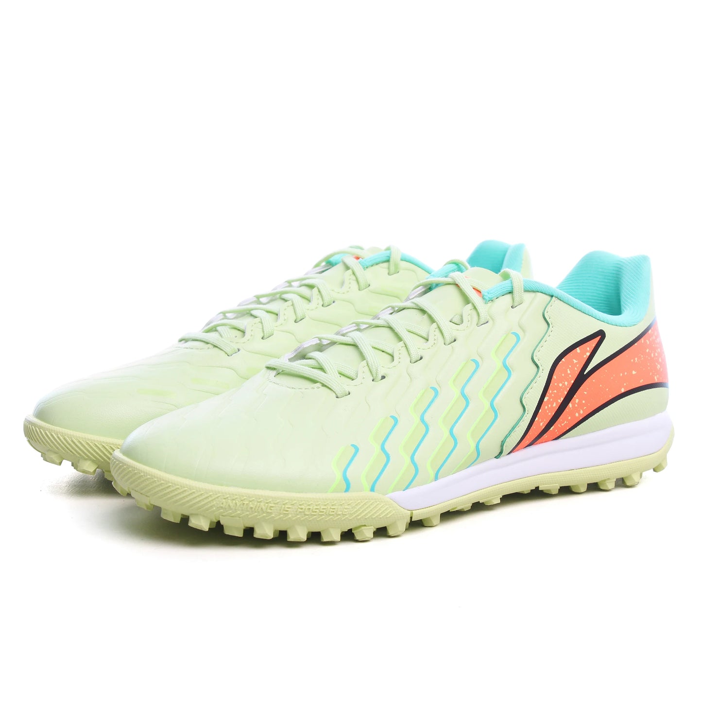 Li-Ning Men's Soccer Shoes Cushion Sports Stable Support Anti-Slippery Wearable LiNing Comfortable Football Sneakers YSTU005