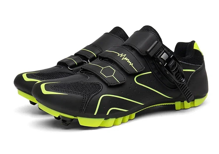 Unisex Hard Sole Cycling Shoes – 4-Season Road Bike Lock Pedal Shoes for MTB Outdoor Sports