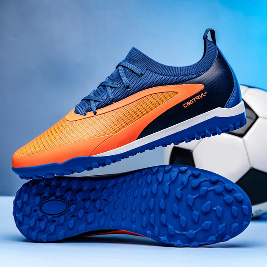 New Men Football Boots Non Slip Soccer Shoes Sport Outdoor Cleats Breathable Adult Long Spikes Training Boys Match Comfortable