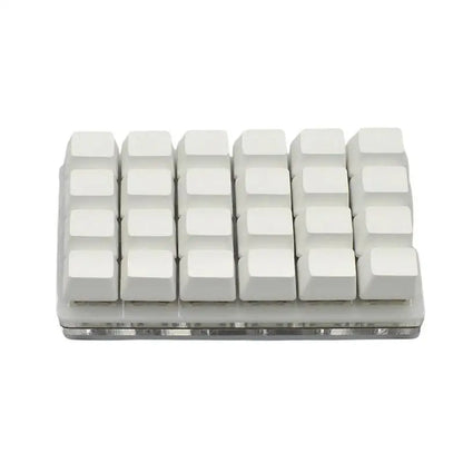 Mini USB Custom Mechanical Keyboard 24 Keys Black/White Gaming Keyboard Sayo Device Shortcut Programmable Keypad Keys Macro