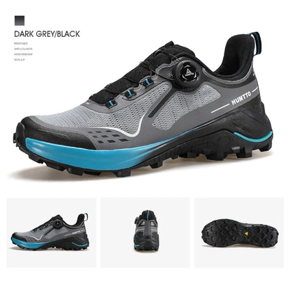HUMTTO Men's Sneakers Luxury Designer Trail Shoes for Men Anti-slip Sports Hiking Sneaker Man Breathable Outdoor Trekking Boots