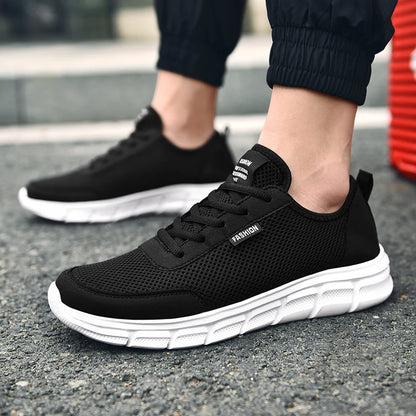 Men's Summer Sneakers Casual Running Shoes Breathable Walking Mesh Lightweight Sports Shoes Comfortable Fashion Shoes Zapatillas