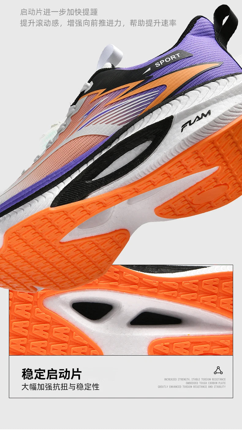 Scarpe sportive da running da uomo per maratona, con cuscino d’aria, traspiranti, leggere e confortevoli, sneakers atletiche outdoor da donna per jogging e tenis