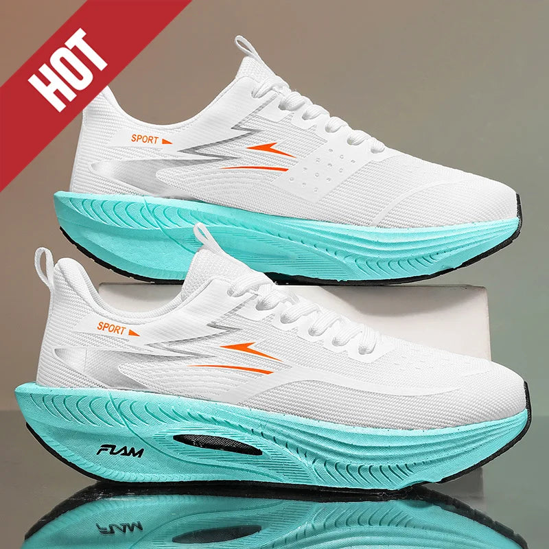 2026 New Men's Sports Running Shoes, Marathon-Ready, Breathable, Lightweight, Comfortable Women's Athletic Sneakers, Jogging Tennis Air Cushion