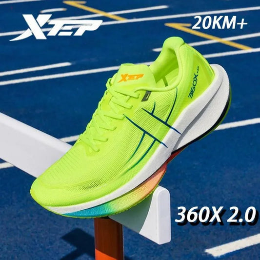 Xtep 360X 2.0 Professional Marathon Running Shoes Men's Racing Carbon Plate Shock Absorbent Sports Training Shoes 975219110035
